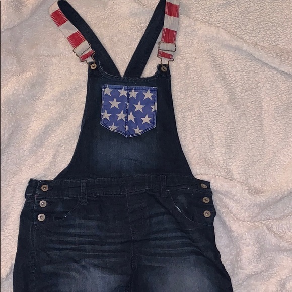 Fourth Of July Overalls - Picture 1 of 2